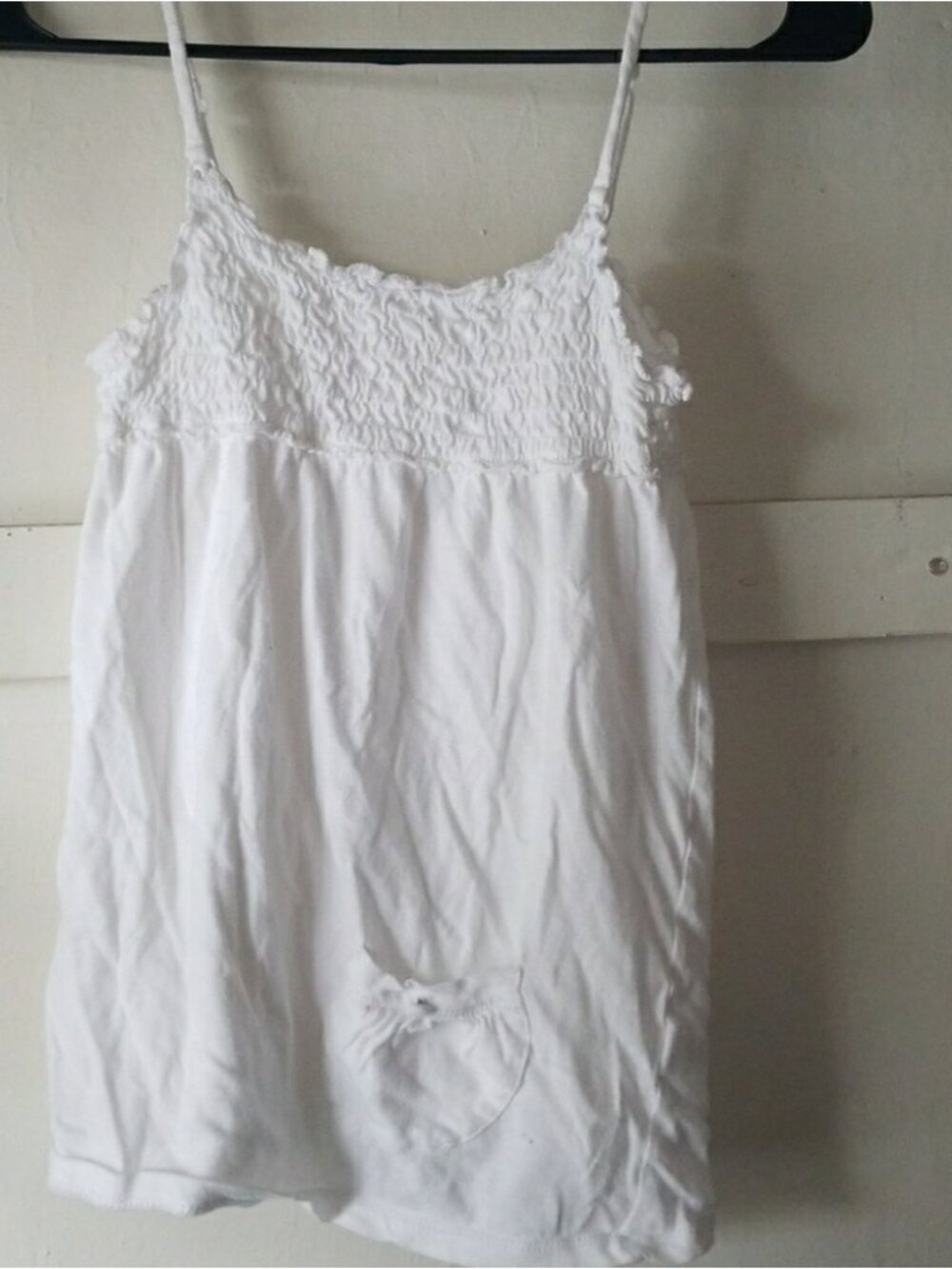 White tank top